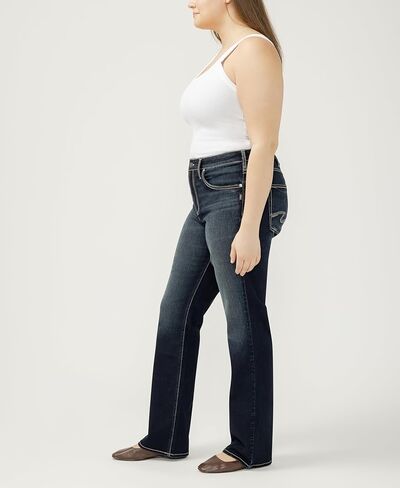 Silver Jeans Co. Women's Plus Size Avery High Rise Slim Bootcut Jeans in Kuwait