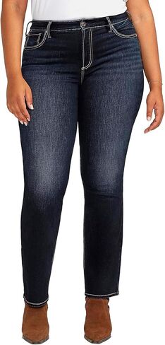 Silver Jeans Co. Women's Plus Size Avery High Rise Slim Bootcut Jeans in Kuwait