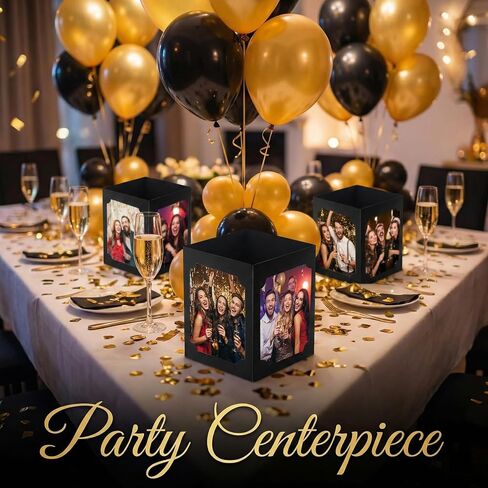 6Pcs Graduation Box Centerpieces for Table, 6/7 Inch Photo Display Frame Picture Display Box for Congrats Grad Party Favor Gift Picture Centerpieces for Table Birthday Graduation Decoration in Kuwait