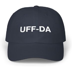 Uff-Da Embroidered Dad Cap – Funny Midwest Minnesota Saying Baseball Hat for Men and Women, Funny Words Hat in Kuwait