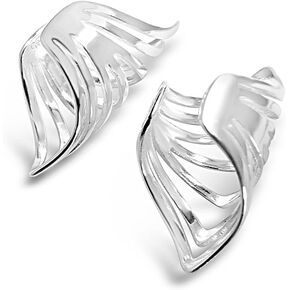 LaTisoro Sterling Silver Non Pierced Ear Clip Cuff Earrings - Wrap Earrings – 925 Sterling Silver in Saudi Arabia