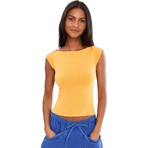Free People So Soft Seamless Modal Tee in Saudi Arabia
