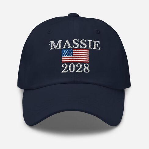 Massie 2028 Hat - Thomas Massie for President Embroidered Adjustable Dad Cap in Kuwait