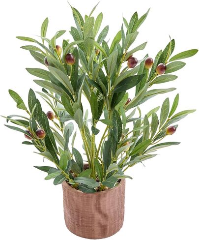 14'' Artificial Potted Plant, Small Fake Plant with Realistic Branches and Fruit Detail, Faux Tabletop Plant for Desk Shelf Coffee Table Home Office Decor in Saudi Arabia