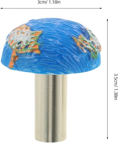 HANABASS Creative Earth Shaped Drawer Knobs for Room, Cute Cartoon Cabinet Pulls, 2pcs Set, Decorative Dresser Handles for Wardrobe and Shoe Cabinet in Kuwait