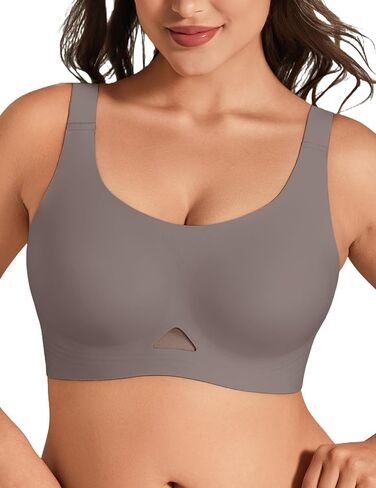 Jelly Bras for Women Wireless T Shirt Bra Push Up Padded Bralette Seamless Plus Size No Underwire Comfy Everyday in Saudi Arabia