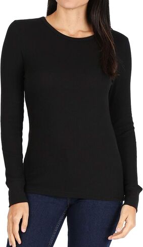 Pro Club Women's Long Sleeve Thermal Crew Neck Tee in Kuwait