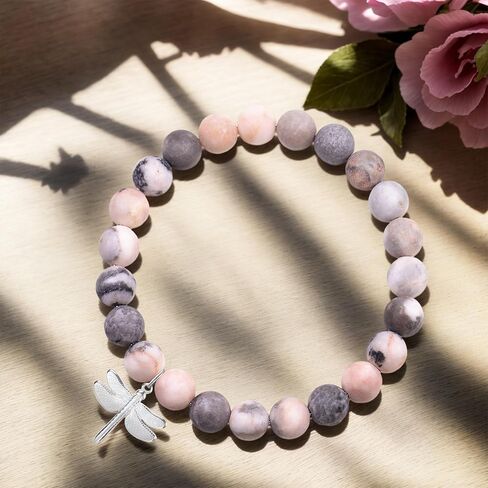 72ore Dragonfly Bracelet for Women Dragonfly Gifts Dragonfly Jewelry for Women Trendy Inspirational Gifts Bracelets for Women Healing Natural Stone Bracelets Jewelry Gifts in Saudi Arabia