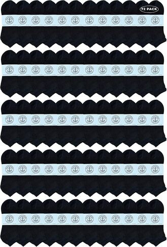 Yacht & Smith Mens Wholesale Bulk No Show Ankle Socks, Cotton Sport Athletic Socks - Size 10-13 in Kuwait