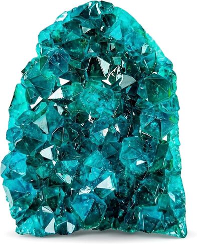 1Pc Lake Blue Geode Crystal Cluster - Unique Crystal Decor for Home Decor, Crystal Collections, Meditation (100-200g) in Saudi Arabia