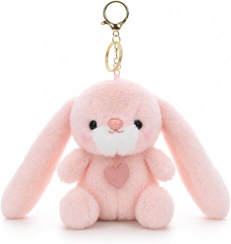 Cute Plush Keychain, Soft Plush Bag Charm, Kawaii Key Ring Pendant for Backpack Purse, Ideal Gift for Animal Lovers in Kuwait