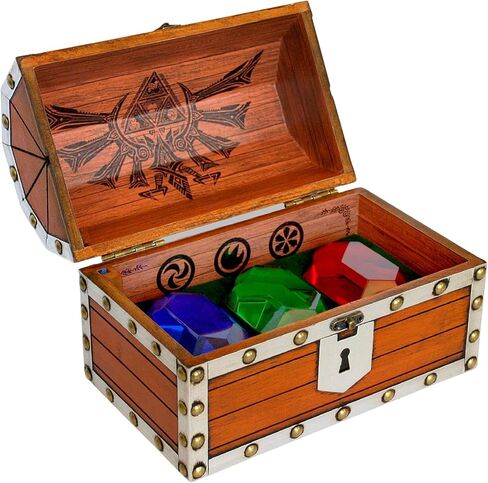 The Legend of Zelda 3-Piece Rupee Treasure Chest Prop Replica | Officially Licensed Collectible in Saudi Arabia