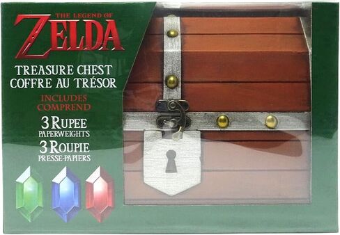 The Legend of Zelda 3-Piece Rupee Treasure Chest Prop Replica | Officially Licensed Collectible in Saudi Arabia
