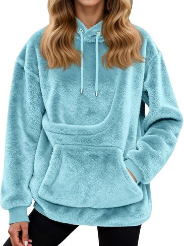Oversized Hoodie With Dog Pouch Fleece Sharpa Pet Hoodies Carrier Large Pocket Hooded Sweatshirt For Puppy Dogs Holder in Kuwait