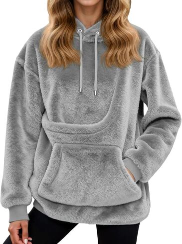 Oversized Hoodie With Dog Pouch Fleece Sharpa Pet Hoodies Carrier Large Pocket Hooded Sweatshirt For Puppy Dogs Holder in Kuwait