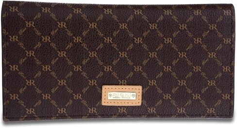 Signature Half-Fold Slim Wallet in Brown in Saudi Arabia