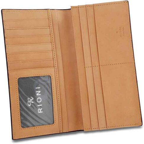 Signature Half-Fold Slim Wallet in Brown in Saudi Arabia