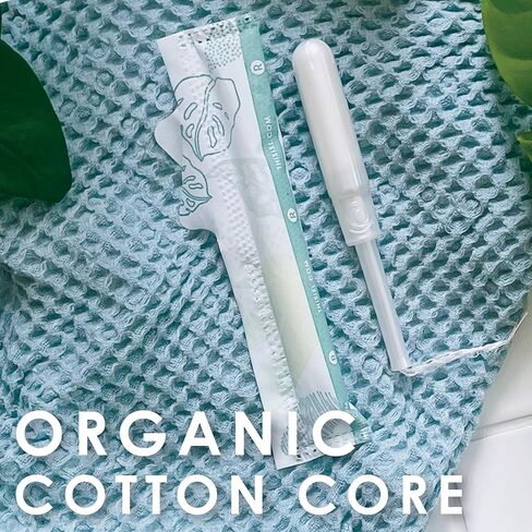 L. Cotton Tampons Light/Regular Absorbency Multipack, Free from Chlorine Bleaching, Pesticides, Fragrances, or Dyes, 30 Count in Kuwait