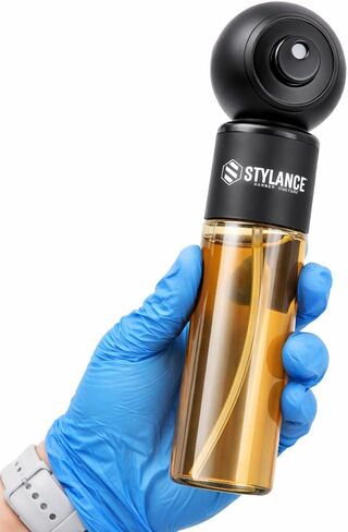 Electric Barber Spray Bottle – Professional Rechargeable Fine Mist Sprayer for Hair Stylists, Salon & Barber Shop, Continuous Nano Atomizer, Matte Black Refillable Design- 120ML in Saudi Arabia