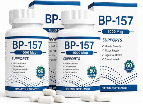 BP 157 Peptide, 1000 Mcg, Supports Muscle Growth, Tissue Repair, 60/120 Pieces (1) in Kuwait