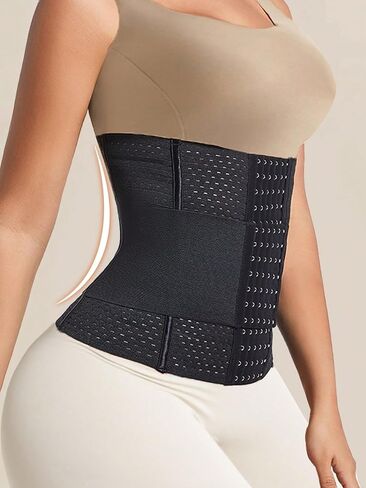 1 piece of corset with double belts, height 28cm, body-shaping garment, with a fitted waist and lifted hips, women's corset in Kuwait