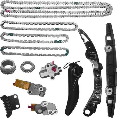 Timing Chain Kit for Nissan for Pathfinder 3.5 2017 2018 2019 2020, for Infiniti for QX60 3.5L V6 17-20, VQ35DD Engine Timing Chain Set 130286KA0A 150416KA0A 130706KA1C in Kuwait