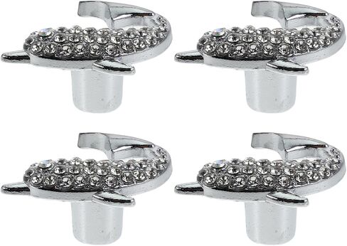 FOMIYES 4pcs Drawer Pulls Dolphin Knobs for Dresser Silver Single Hole Handles with Screws Ocean Theme ’s Room Cabinet Hardware in Kuwait