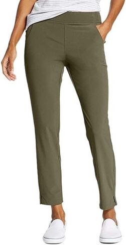 Eddie Bauer Women's Ladies' Departure Ankle Pants,(Dk Thyme,-X-Large) in Kuwait
