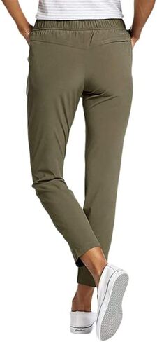 Eddie Bauer Women's Ladies' Departure Ankle Pants,(Dk Thyme,-X-Large) in Kuwait