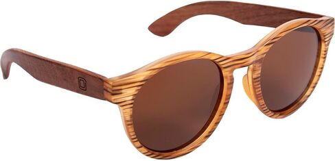 Wooden Goldfoil Sunglasses by Optic Nerve in Kuwait