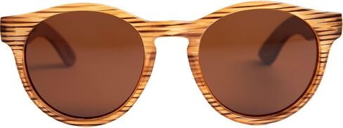 Wooden Goldfoil Sunglasses by Optic Nerve in Kuwait