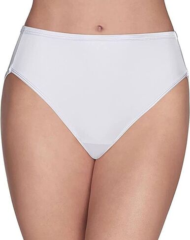 Vanity Fair Illumination 2PK Hi-Cut Briefs White Medium - 6 in Kuwait