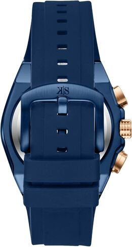Kenneth Scott Men's Movement Watch, Chronograph Display and Silicone Strap - K26103-NSNB, Blue in Saudi Arabia