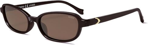 نظارات شمسية مستقطبة مستطيلة الشكل من SOJOS Ocean Collection للنساء والرجال، خفيفة الوزن وضيقة وعصرية على شكل عين القطة، Apex in Kuwait