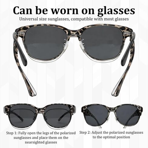 Over Glasses Sunglasses for Women, Sunglasses That Fit Over Glasses, Sunglasses Over Glasses Women, Adjustable Frame for Reading Glasses, Three Pairs Multipack with Protection in Saudi Arabia