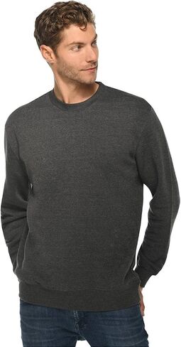 Lane Seven Unisex Premium Crewneck Sweatshirt L Charcoal Heather in Saudi Arabia