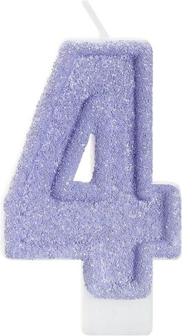 Yellow Number 1 Birthday Candle, Glitter Number Candles Girl, 1st Birthday Cake Topper Decoration, Party Supplies Anniversary Celebrations in Saudi Arabia