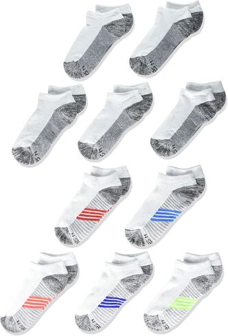 Hanes Ultimate Boys' Crew Performance Sport Socks, 10-Pair Packs in Kuwait