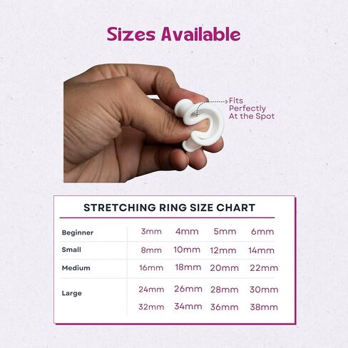 Vajraang Stretching Rings Kit | 20 Graduated Silicone Rings + Cream + Removal Tool + Manual in Saudi Arabia