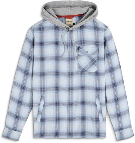 Simms M'S SANTEE FLANNEL HOODY ELY PLAID: BIMINI L in Kuwait