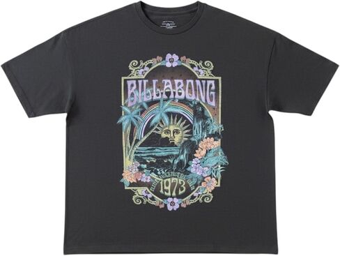 Billabong Women's Relaxed Fit Premium Soft Cotton Tee Short Sleeve Graphic Oversized T-Shirt in Kuwait