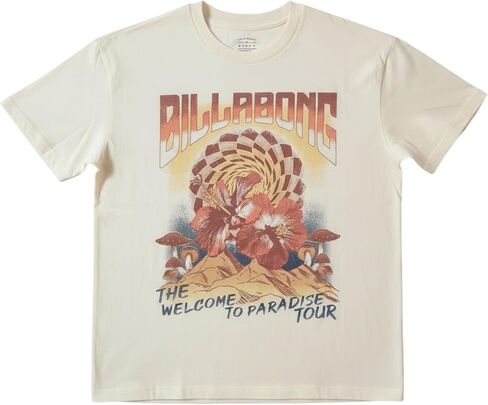 Billabong Women's Relaxed Fit Premium Soft Cotton Tee Short Sleeve Graphic Oversized T-Shirt in Kuwait