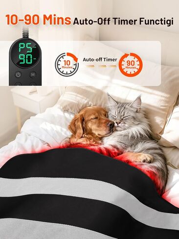 43'' x 26'' Red Light Therapy Mat for Body, 580 LEDs Near Infrared Light Therapy Pad Adjustable 10-90 min Timer, 660nm & 850nm Home Red Light Therapy for Back Belly Knee, 60W with Glasses in Saudi Arabia