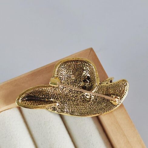 exquisite vintage hat brooch inlaid with multicolored rhinestone crystal flower for women brooch backpack badge jacket hat dress sweater anti light pin birthday jewelry gift in Saudi Arabia