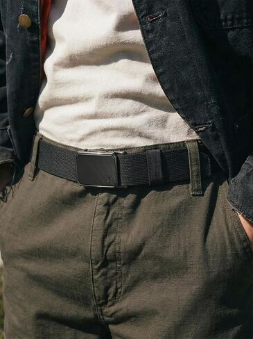 CHAOREN Mens Ratchet Belt – 1.5" Stretch Nylon Belts for Casual, Work, Golf – Adjustable Fit for Everyday Comfort in Saudi Arabia