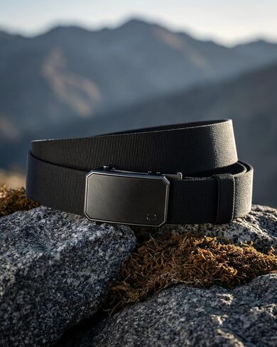 CHAOREN Mens Ratchet Belt – 1.5" Stretch Nylon Belts for Casual, Work, Golf – Adjustable Fit for Everyday Comfort in Saudi Arabia