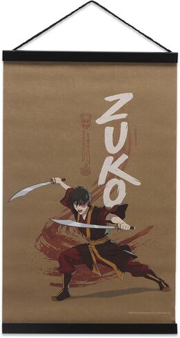 Avatar The Last Airbender Zuko Hanging Canvas Banner - Fun Zuko Wall Decor for Bedroom or Movie Room in Kuwait