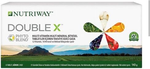Nutrilite Double X Vitamin/Mineral/Phytonutrient Supplement - 31 Day Supply with 3-Compartment Case in Saudi Arabia
