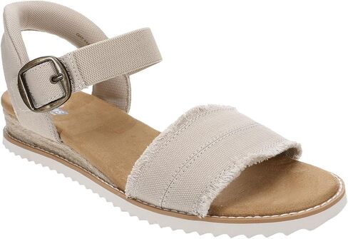 صندل نسائي من Skechers Bobs Desert Kiss 114419، مقاس 9 B(M) أمريكي، رمادي داكن in Kuwait