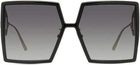 DIOR Woman Sunglasses Black & Gold Frame, Smoke Lenses, 58MM in Saudi Arabia